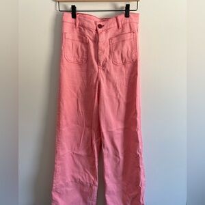 Rita Row high rise flare pink pant - Anita Jean -